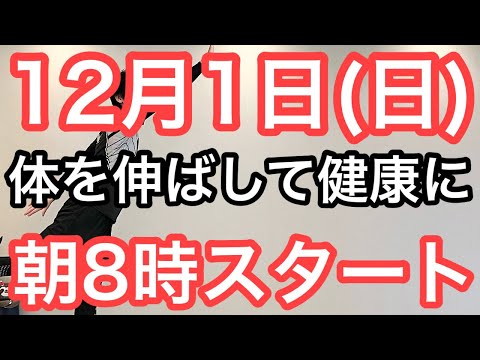 【正月太り対策を師走から】60代70代向け🔰初心者大歓迎❗️今日から痩せよう🔰朝8時スタート！無理なくお腹凹む！ナマケモノの健康LIVE