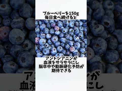 ブルーベリーを毎日食べたらどうなるの？②【30秒でわかる効果まとめ】#ダイエット #筋トレ #美容 #健康 #雑学 #ナレーター #小林将大