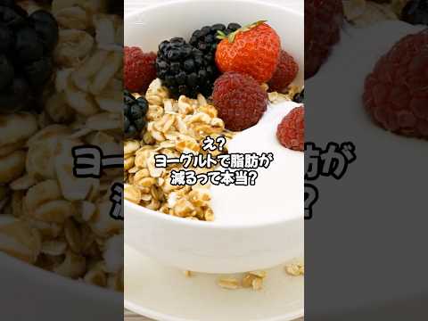 え!? ヨーグルトで脂肪が減るって本当!? #ミニエット #ダイエット #美容 #グルメ