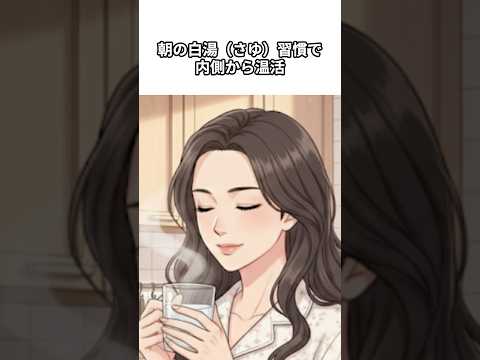 朝1杯の白湯で代謝アップ！40代女性におすすめのダイエット習慣