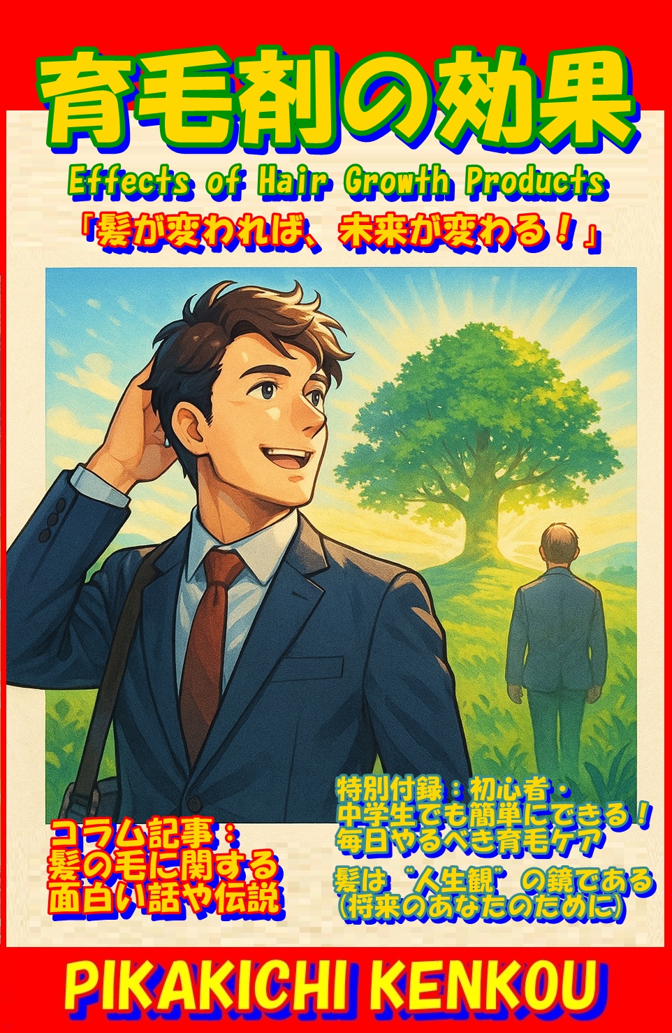 待望の新刊リリース！『育毛剤の効果：髪が変われば、未来が変わる！』─その一本が、あなたの未来を拓く