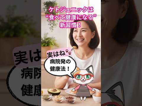 ケトジェニックは“食べて健康になる”新習慣✨ #美容 #やせる #アラフィフダイエット #成果を出す #ケトジェニック #ダイエット習慣